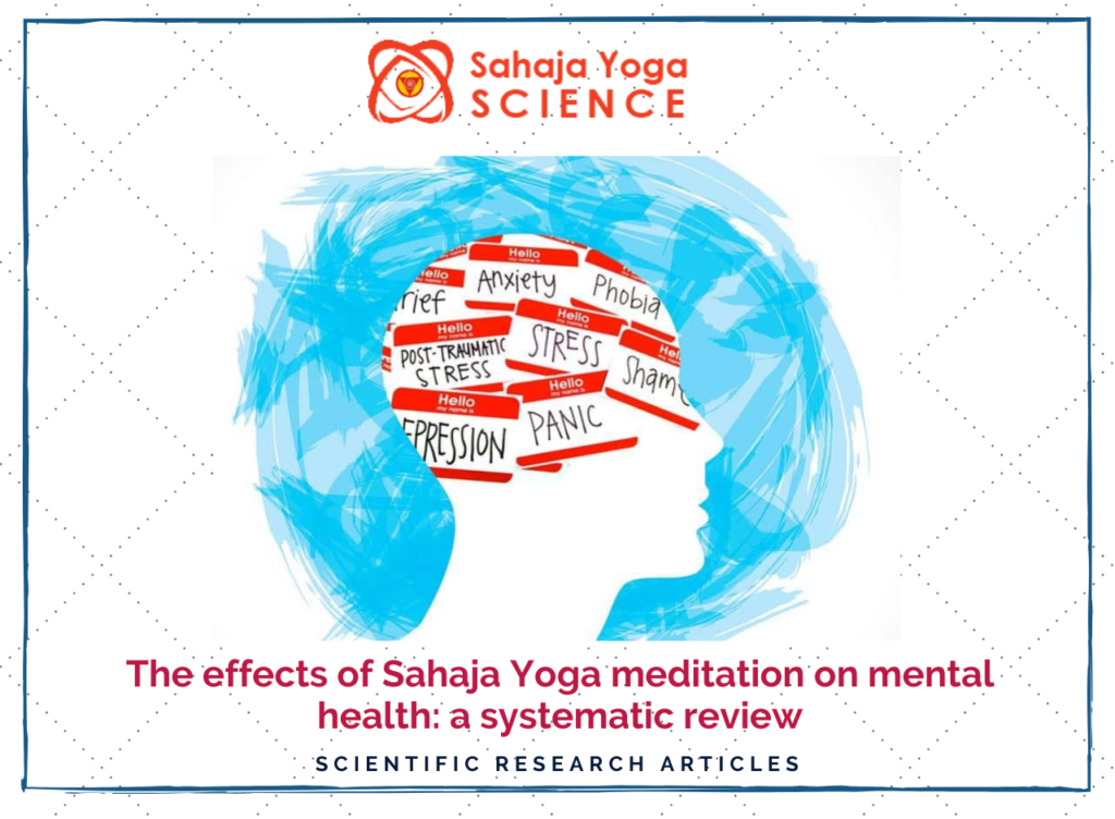 The effects of Sahaja Yoga meditation on mental health: a systematic ...
